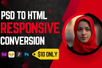 convert psd to html figma to html xd to html css bootstrap 5 responsive website