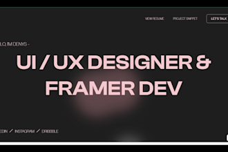 convert figma design to responsive framer website