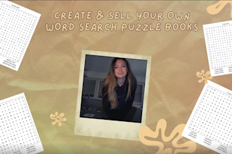 create custom niche word search puzzle books for amazon KDP