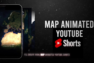 create viral faceless map animation youtube shorts