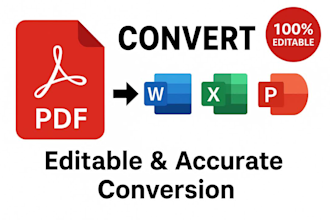 convert PDF files to word, excel, powerpoint and  google doc
