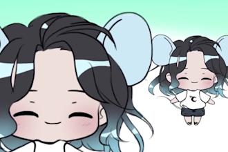 create a chibi style vtuber character just for you