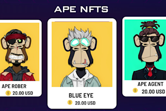 create nft collection with ape style