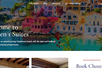 create vacation rental website, booking website