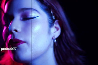 skin retouching in music video