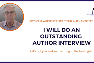 do an outstanding author interview