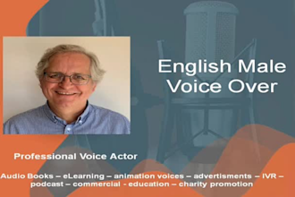 record pro male british english voice over middle aged or senior