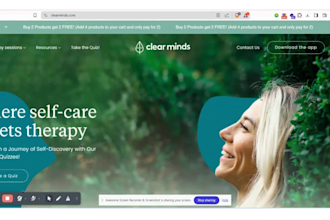 create hypnotherapy website, psychotherapy, mental, health and wellness website