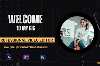 edit music video, film edit, animate lyric of your lyrics video