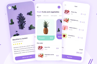 design responsive mobile app UI UX design for android, ios