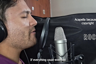 sing for your cover, song or composition