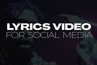 make custom music lyrics videos to help elevate your social media presence