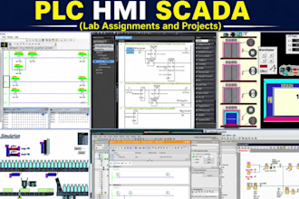 design plc ladder logic hmi automation project logixpro rslogix tia portal omron