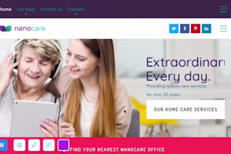 build home care website wix home care website design home care website redesign