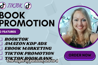 viral tiktok booktok promotion booktok book rank ebook marketing