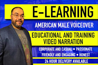 voice your next elearning, or training video