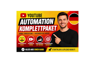 erstelle einen profitablen youtube kanal mit viralen videos en german