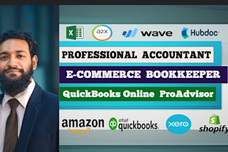 do ecommerce bookkeeping for amazon shopify in quickbooks and xero
