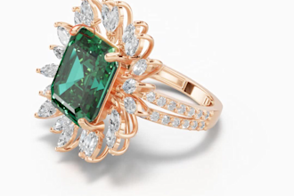 professional realistic jewelry rendering rhino 3d