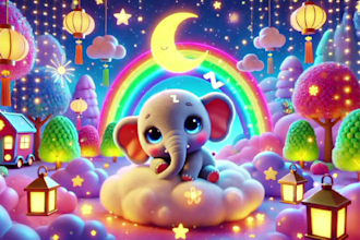 create 3 hours long lullaby baby sleep music videos for youtube
