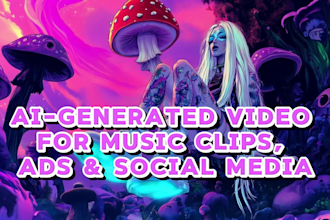 create ai animated story, ai realistic video, ai music video