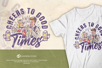 do vintage hand drawn retro tshirt design for your merch