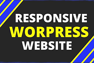 build responsive business wordpress website design