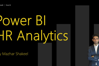 create microsoft power bi HR analytics dashboard