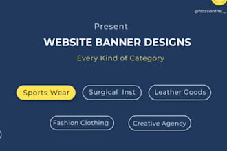 design trendy web banner ads, header, innovative templates