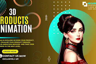 create 3d animation, cinema 4d, 3d product animation video, 3d product animation