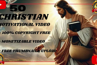 do viral christian motivational videos for your channel