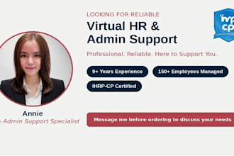 be your virtual HR and admin assistant in singapore