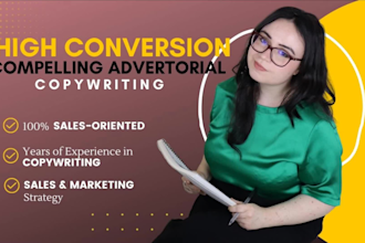 write a compelling advertorial in copywriting