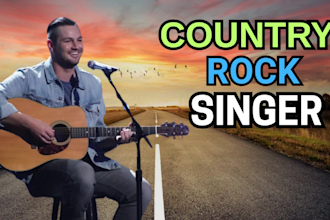 be your country music singer, songwriter, and male vocalist in any style