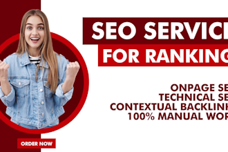 provide onpage SEO service and technical optimization with contextual backlinks