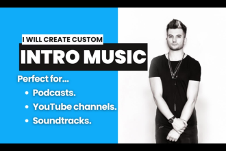 produce quality music for your podcast intro, youtube video