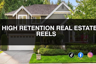 edit high retention real estate property walkthrough reels