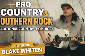 be your professional male country, southern rock and traditional country singer