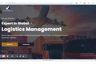 build a logistics, cargo or trucking website in wordpress, shopify