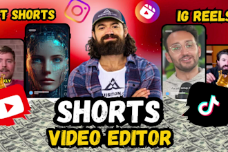 create yt shorts and ai shorts and product video