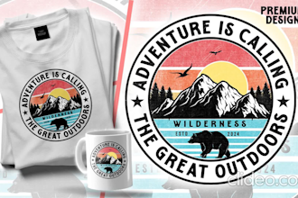 custom retro vintage design for t shirt and logo