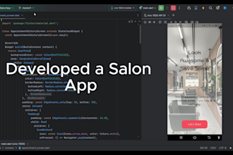 create custom salon booking app, barber app, spa app