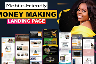custom wordpress website, landing page with elementor for effective sales funnel