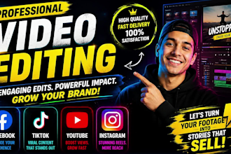 create short tiktok video ads, facebook video ads, meta ads and youtube ads