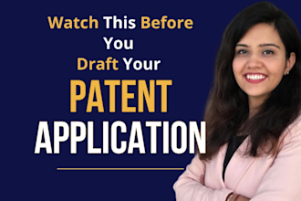 draft a patent application that brings investment opportunities