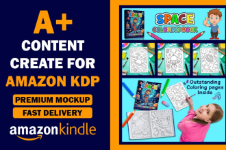 design a plus content for amazon KDP that will increase your book sales