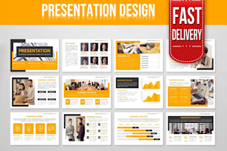 design powerpoint presentation, PPT slider, pitch deck