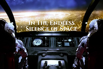 create a futuristic space videos and science documentaries