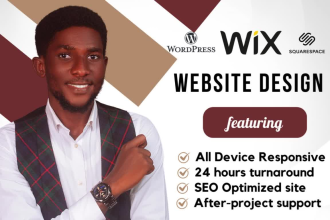 do wix website redesign, wix website design, redesign wix website