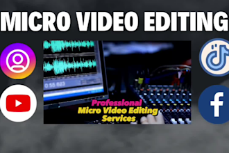 edit  micro video tiktok,reels and shorts with caption